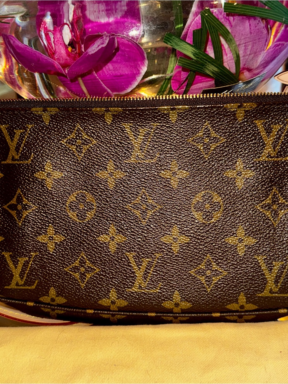LOUIS VUITTON V POCHETTE ACCESSORIES  BAG GORGEOUS 👀! - Picture 16 of 16